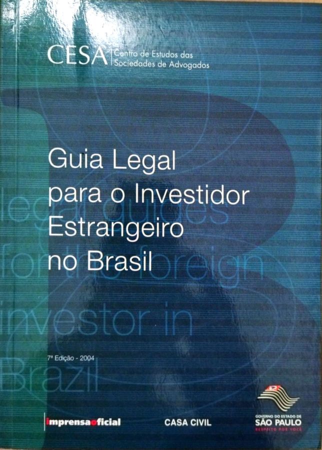 Guia Legal para o Investidor Estrangeiro no Brasil - Centro de Estudos das Sociedades de Advogados