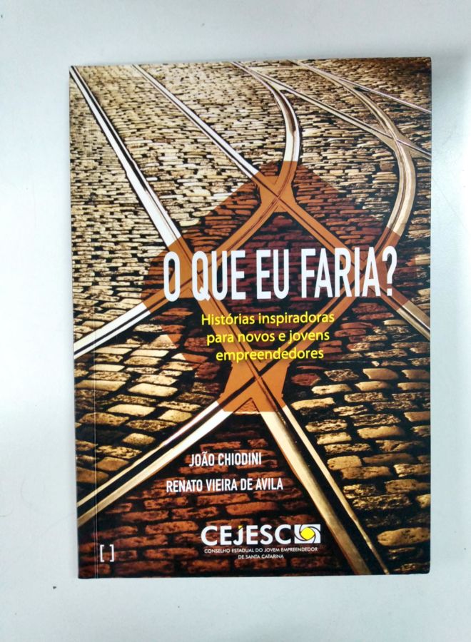<a href="https://www.touchelivros.com.br/livro/o-que-eu-faria/">O Que Eu Faria? - João Chiodini; Renato Vieira de Avila</a>