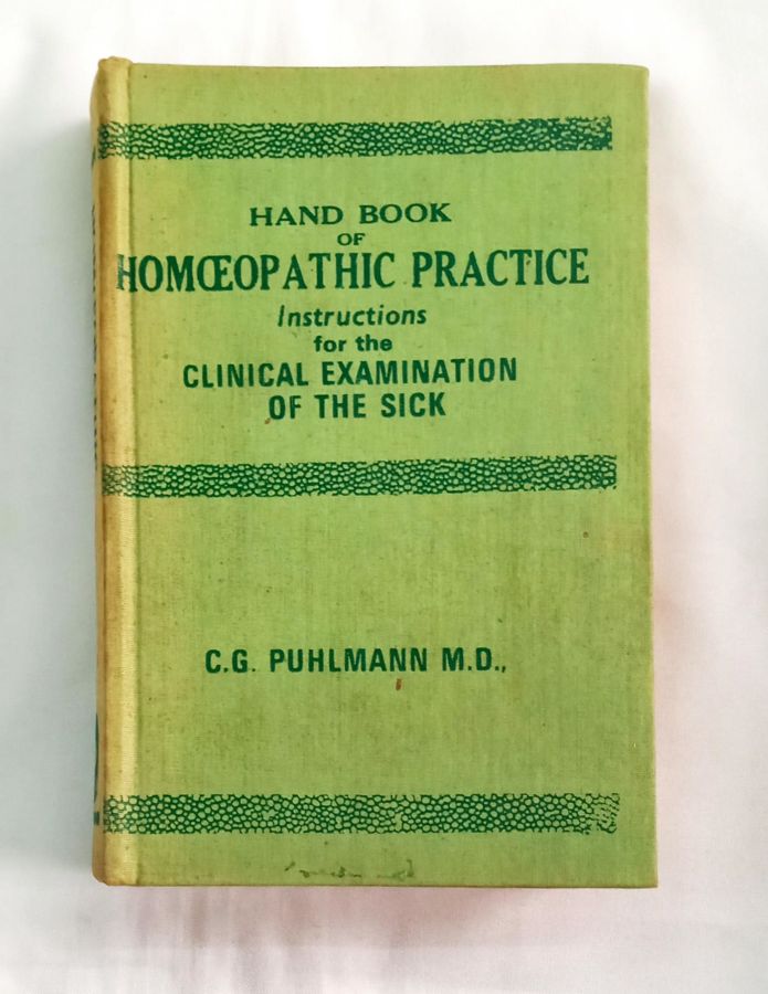<a href="https://www.touchelivros.com.br/livro/hand-book-of-homoeopathic-practice/">Hand Book of Homoeopathic Practice - C. G. Puhlmann M. D.</a>