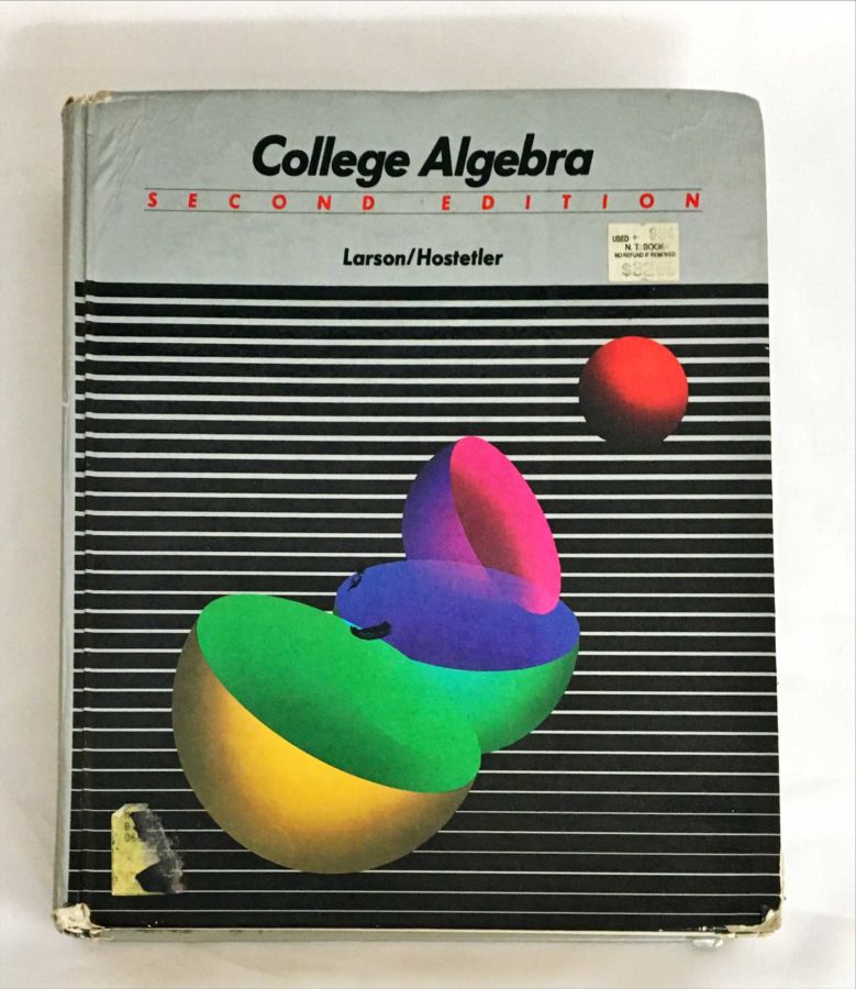 <a href="https://www.touchelivros.com.br/livro/college-algebra-second-edition/">College Algebra – Second Edition - Larson e Hostetler</a>