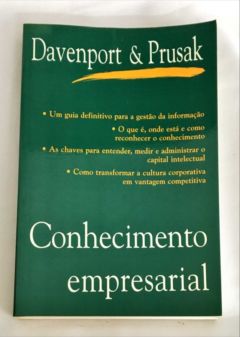<a href="https://www.touchelivros.com.br/livro/conhecimento-empresarial/">Conhecimento Empresarial - Davenport, Prusak</a>
