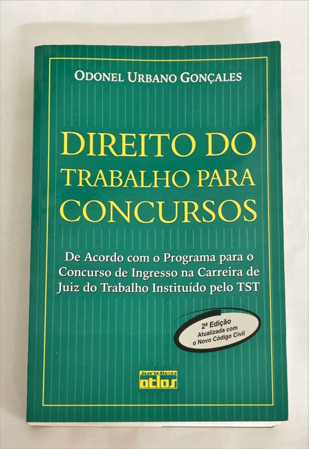<a href="https://www.touchelivros.com.br/livro/direito-processual-do-trabalho-para-concursos/">Direito Processual do Trabalho para Concursos - Odonel Urbano Gonçalves</a>