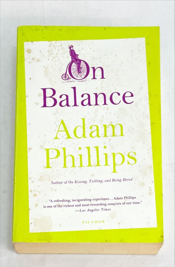 <a href="https://www.touchelivros.com.br/livro/on-balance/">On Balance - Adam Phillips</a>