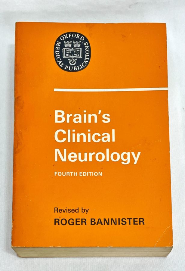 <a href="https://www.touchelivros.com.br/livro/brains-clinical-neurology/">Brain’s Clinical Neurology - Roger Bannister</a>