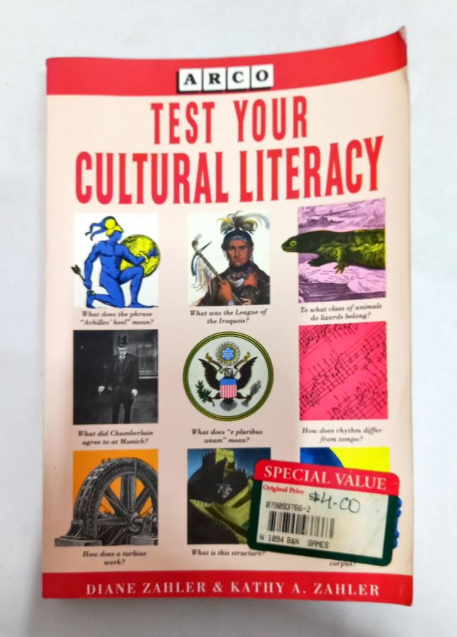 <a href="https://www.touchelivros.com.br/livro/test-your-cultural-literacy/">Test Your Cultural Literacy - Diane Zahler e Kathy A. Zahler</a>