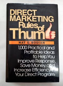 <a href="https://www.touchelivros.com.br/livro/direct-marketing-rules-of-thumb/">Direct Marketing Rules of Thumb - Nat G. Bodian</a>