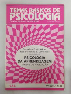 <a href="https://www.touchelivros.com.br/livro/psicologia-da-aprendizagem-2/">Psicologia da Aprendizagem - Geraldina Porto Witter e José Fernando B. Lomônaco</a>