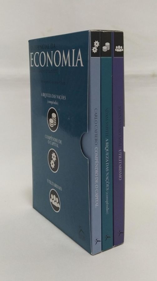 Box – Essencial da Economia – 3 Volumes - Adam Smith, Carlo Cafiero e John Stuart Mill