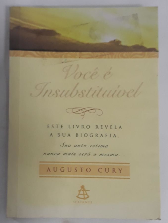 <a href="https://www.touchelivros.com.br/livro/voce-e-insubstituivel-3/">Você É Insubstituível - Augusto Cury</a>
