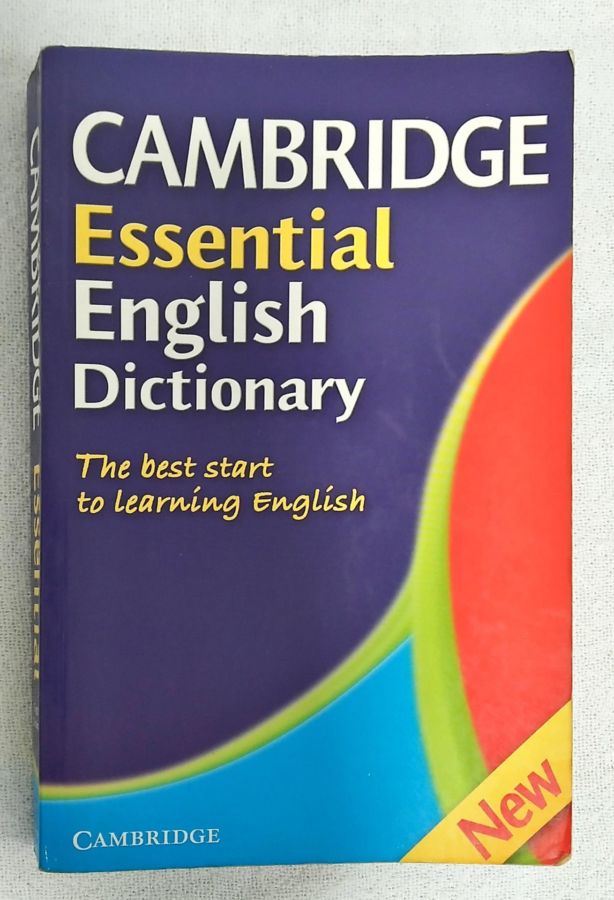 <a href="https://www.touchelivros.com.br/livro/cambridge-essential-english-dictionary/">Cambridge Essential English Dictionary - Cambridge University</a>