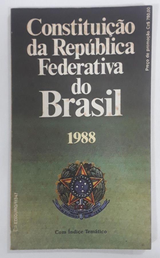 <a href="https://www.touchelivros.com.br/livro/constituicao-da-republica-federativa-do-brasil-1988-2/">Constituição Da República Federativa Do Brasil 1988 - Vários Autores</a>
