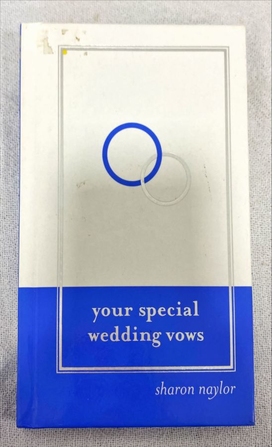 <a href="https://www.touchelivros.com.br/livro/your-special-wedding-vows/">Your Special Wedding Vows - Sharon Noylor</a>
