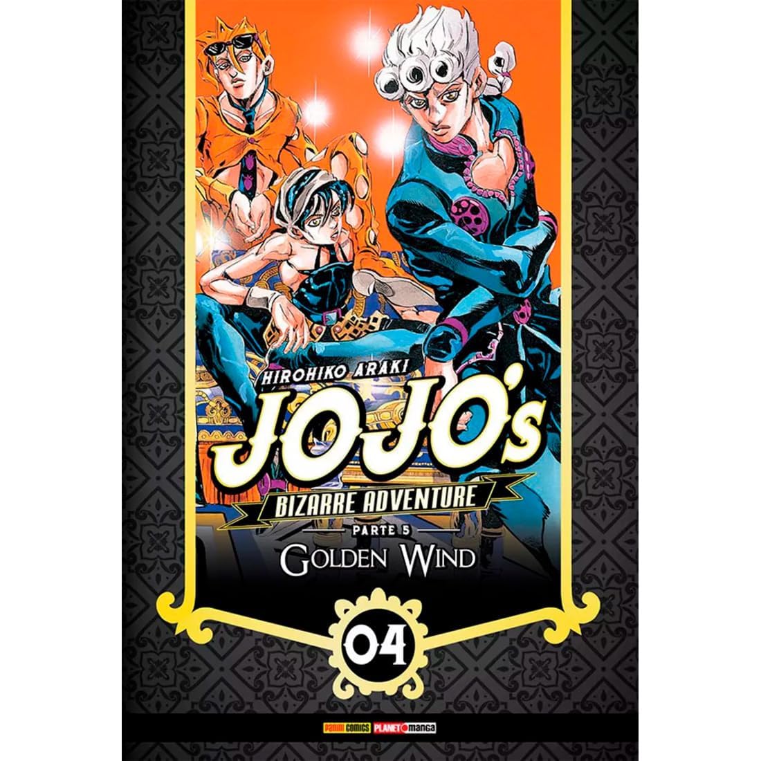 livro jojos bizarre adventure parte 5 golden wind vol - Araki